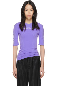Balenciaga - Purple Athletic T-Shirt
