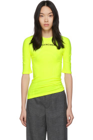 Balenciaga - Yellow Athletic T-Shirt
