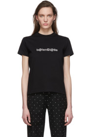 Balenciaga - 黑色 Symbolic Logo T 恤
