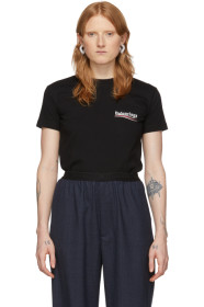 Balenciaga - Black Logo Print T-Shirt