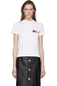 Balenciaga - 白色 Uniform Logo T 恤
