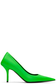 Balenciaga - Green Square Knife Heels