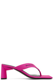 Balenciaga - ピンク フリップ フロップ ヒール