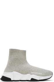 Balenciaga - Baskets grises Speed