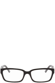 Balenciaga - Black Rectangle Glasses