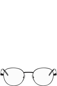 Balenciaga - Lunettes rondes en métal noires