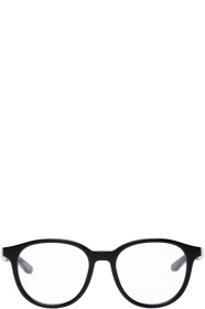 Balenciaga - Black Shiny Round Glasses