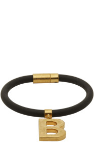 Balenciaga - 黑色 B Elastic 手链