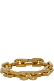 Balenciaga - Bracelet à chaîne doré B