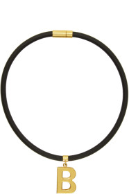 Balenciaga - Collier élastique noir