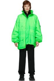 Balenciaga - Parka verte Pulled