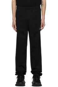 Balenciaga - Pantalon de survêtement noir et blanc BB