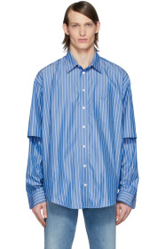 Balenciaga - Blue & White BB Shirt