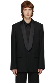 Balenciaga - Blazer noir Seamless Tuxedo