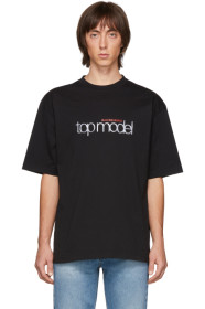Balenciaga - T-shirt noir 'Top Model'