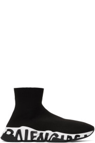 Balenciaga - Black Speed High-Top Sneakers