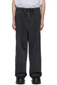 Juun.J - Black Wide-Leg Jeans