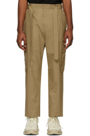 Juun.J - Beige Cotton Cargo Pants