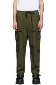 Juun.J - Khaki Cotton Cargo Pants