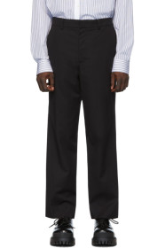 Juun.J - Black Cotton Trousers