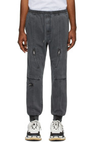 Juun.J - Grey Elasticized Cuff Trousers