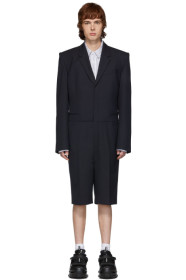 Juun.J - Navy Blazer Jumpsuit