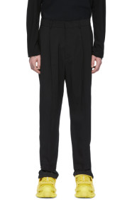 Juun.J - Black Wool Trousers