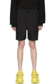 Juun.J - Black Zip Detail Shorts