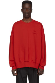 Juun.J - Red Logo Sweatshirt