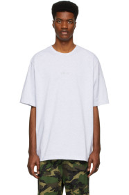 Juun.J - Grey 'Decal' T-Shirt