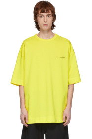 Juun.J - Yellow Logo T-Shirt