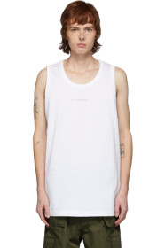Juun.J - White Logo Tank Top