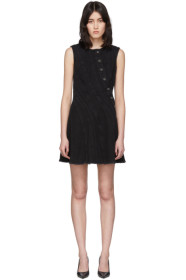 Mugler - Black Denim Mini Dress