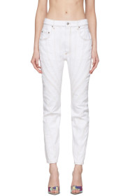 Mugler - White Twist Jeans
