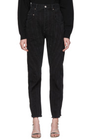 Mugler - Black Twist Jeans