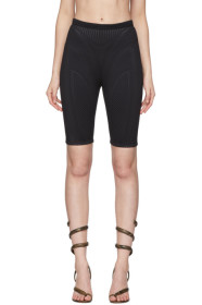 Mugler - Black Scuba Shorts