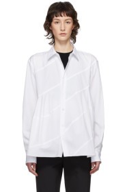 Comme des Garçons Homme Plus - White Spiral Seam Shirt