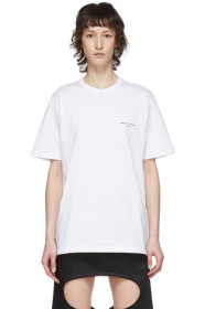 Comme des Garçons Homme Plus - 白色徽标 T 恤