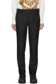 Comme des Garçons Homme Plus - Black Wool Serge Trousers