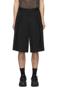 Comme des Garçons Homme Plus - Black Wool Shorts
