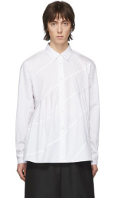 Comme des Garçons Homme Plus - White Spiral Seam Shirt