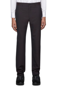 Comme des Garçons Homme Plus - Purple Tropical Wool Trousers