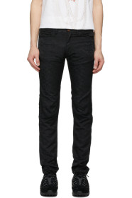 Comme des Garçons Homme Plus - ブラック ジャカード カモ トラウザーズ
