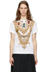 Comme des Garçons Homme Plus - White Print C T-Shirt