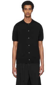 Comme des Garçons Homme Plus - Black Worsted Wool Cardigan