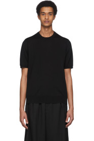 Comme des Garçons Homme Plus - Black Wool Jersey T-Shirt