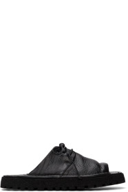 Marsèll - Black Gomme Sanpomice Lace-Up Sandals