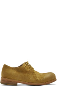 Marsèll - SSENSE 限定 イエロー スエード Zucca Media ダービー