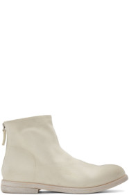 Marsèll - White Suede Listolo Boots