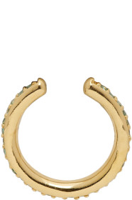 Maria Black - Gold & Green Colore Ear Cuff